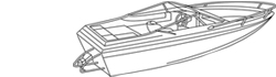Conventional Runabout Boat Covers (Up to 24.5' Long and 102" Wide)