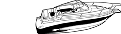 Euro Cabin Cruiser Boat Covers (Up to 20.5' Long and 102" Wide)